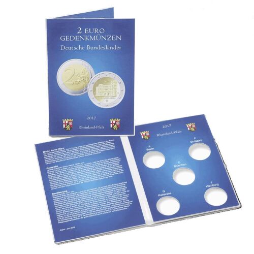Leuchtturm Münzkarte 2 Euro 2017 "Rheinland-Pfalz - Porta Nigra"
