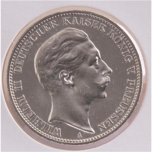 Deutsches Reich 3 Mark 1910 "Wilhelm II. - Preussen"*