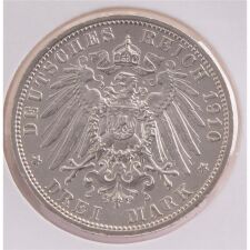 Deutsches Reich 3 Mark 1910 "Wilhelm II. - Preussen"*