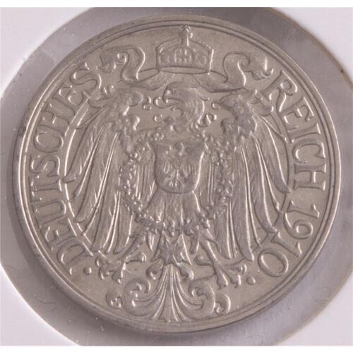 Deutsches Reich 25 Pfennig 1910*