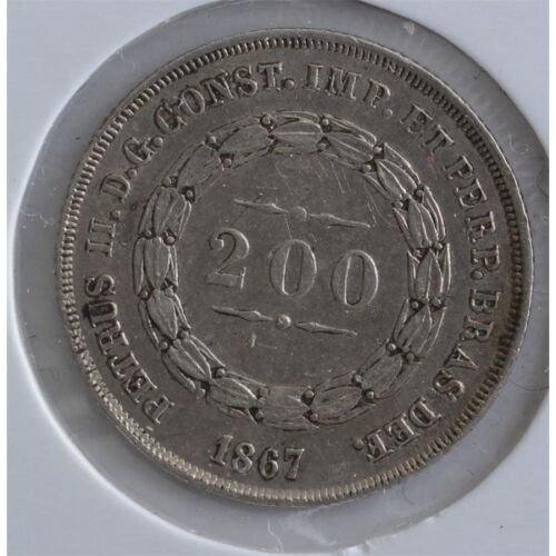 Brasilien 200 Reis 1867*