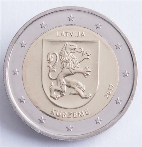 Lettland 2 Euro 2017 "Regionen - Kurzeme" unc.