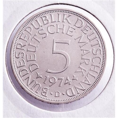 Deutschland 5 Mark 1974 D*