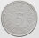 Deutschland 5 Mark 1958 G* (berieben/gereinigt)