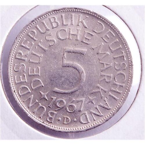 Deutschland 5 Mark 1967 D*