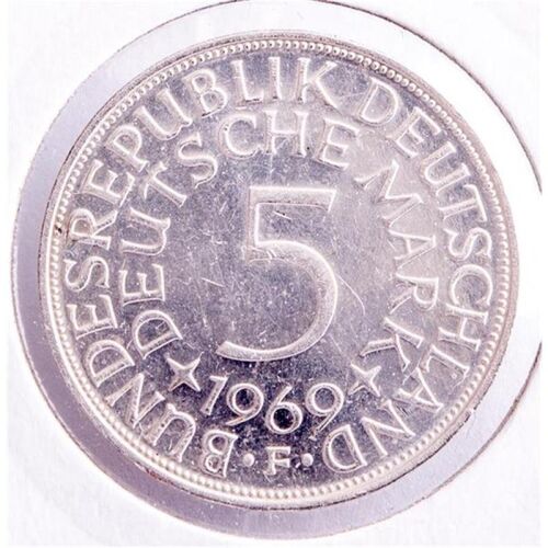 Deutschland 5 Mark 1969 F*