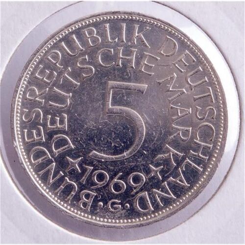 Deutschland 5 Mark 1969 G*