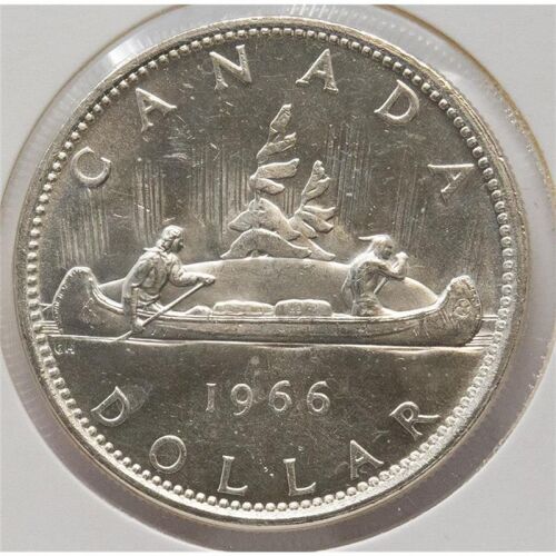 Kanada 1 Dollar 1965 - Indianer - Kanu*