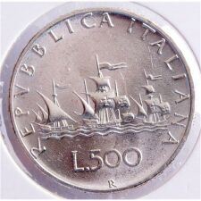 Italien 500 Lire 1965 - Kolumbus Flotte*