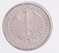 Deutschland 2 Mark 1957 - Max Planck - G *