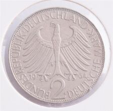 Deutschland 2 Mark 1964 - Max Planck - J *