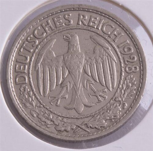 Deutsches Reich 50 Pfennig 1928 A *