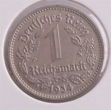 Deutsches Reich 1 Reichsmark 1934 D*