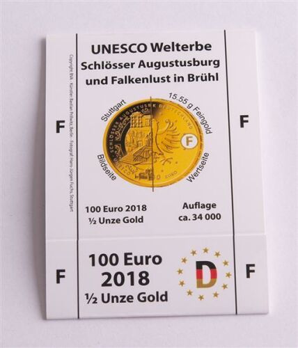Goldeuroschuber für 100 Euro 2018 - Augustusburg und Falkenlust - F