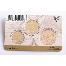 Niederlande 80 Cent 2019 "Golden Age" Coincard