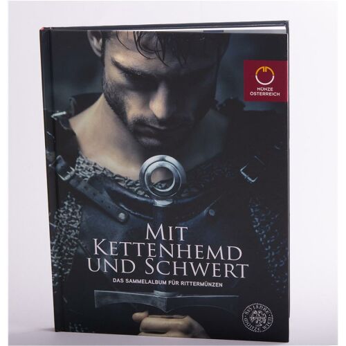 Österreich Sammelalbum für 10 Euro Serie "Kettenhemd & Schwert"
