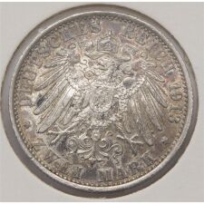 Deutsches Reich 2 Mark 1913 "Wilhelm II."*