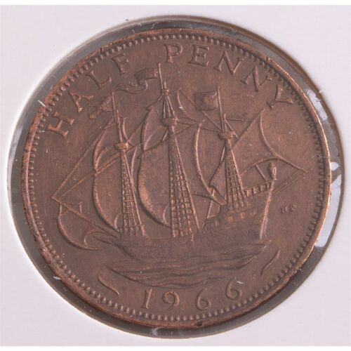 Groß Britannien Half Penny 1966*