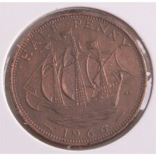 Groß Britannien Half Penny 1966*