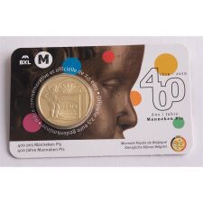 Belgien 2,5 Euro 2019 "Manneken Pis" BU in franz. Coincard