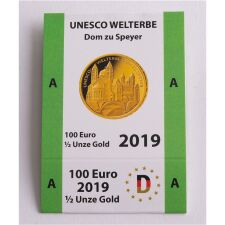 Goldeuroschuber f&uuml;r 100 Euro 2019 - Dom zu Speyer - A