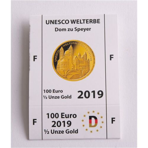 Goldeuroschuber für 100 Euro 2019 - Dom zu Speyer - F