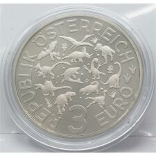 Österreich 3 Euro 2020 "Super Saurier - Serie #4 - Ankylosaurus Magniventris "