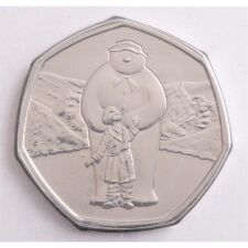Groß Britannien 50 pence 2019 "Snowman" BU