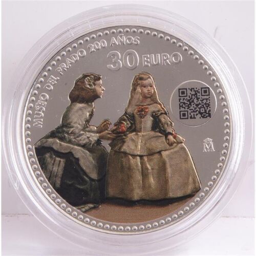 Spanien 30 Euro 2019 "Prado Museum" BU in Kapsel
