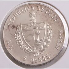 Kuba 5 Pesos 1981 - Flora Cubana - Orquidea*