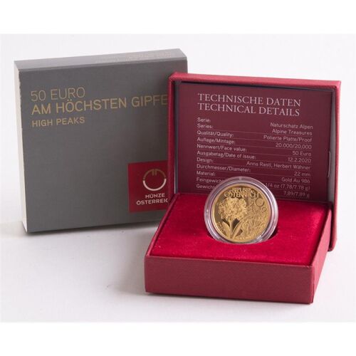 Österreich 50 Euro 2020 - Naturschatz Alpen #1 - Hohe Tauern