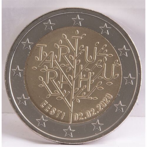 Estland 2 Euro 2020 "Frieden von Tartu" unc.