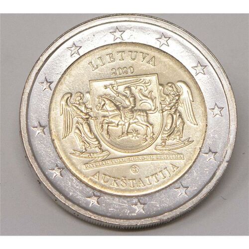 Litauen 2 Euro 2020 - Aukstaitija - Oberlitauen - unc.