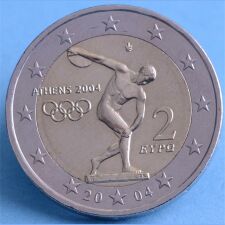 Griechenland 2 Euro 2004 "Olympische Spiele Athen"