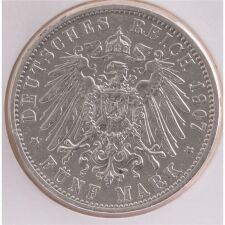 Deutsches Reich 5 Mark 1907 - Friedrich von Baden*