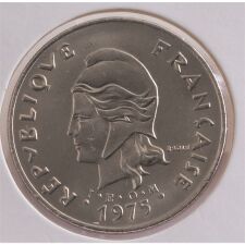 Franz. Polynesien 50 Francs 1975 - Insel Moorea / Marianne*