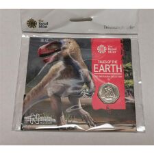 Groß Britannien 50 pence 2020 - Dinosaurier #1 - Megalosaurus BU