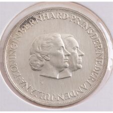 Niederlande Medaille - Silberhochzeit Bernhard & Juliana*