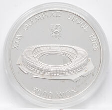 S&uuml;d Korea 5.000 Won 1987 - Olympia 1988 - Stadium*
