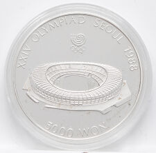 Südkorea 5.000 Won 1987 - Olympic Games 1988 - Stadium*