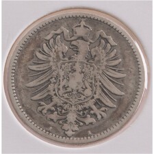 Deutsches Reich 1 Reichsmark 1874 A*