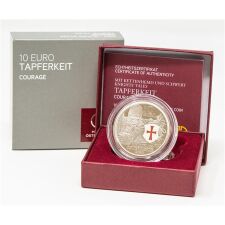 Österreich 10 Euro 2020 - Mit Kettenhemd und Schwert #3 - Tapferkeit - PP
