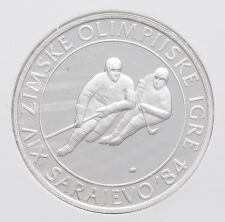 Jugoslawien 100 Denar 1982 - Sarajevo 1984 *