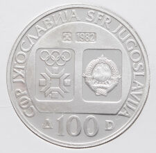 Jugoslawien 100 Denar 1982 - Sarajevo 1984 *