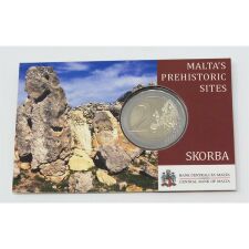 Malta 2 Euro 2020 - Tempel von Skorba BU in Coincard