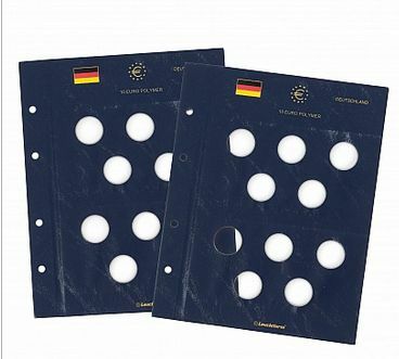 Leuchtturm Vista Münzblatt für 10 Euro Münzen mit Polymer-Ring