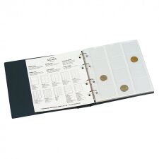 Leuchtturm Münzenalbum NUMIS, inkl. Schutzkassette & 5 Hüllen, rot