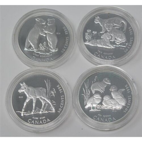 Kanada 4 x 50 Cent 1996 - Naturserie II*