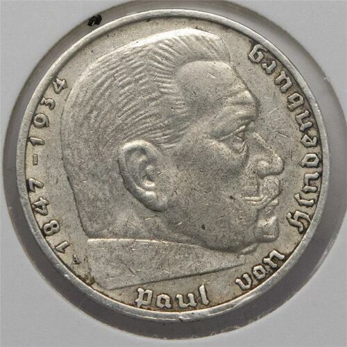 Deutsches Reich 2 Reichsmark 1938 A - Hindenburg*