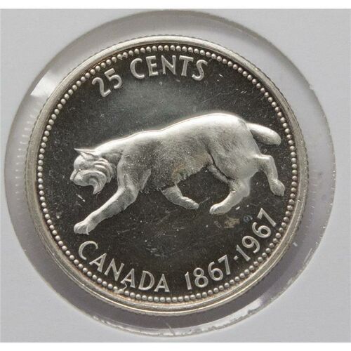 Kanada 25 Cent 1967 - Luchs*